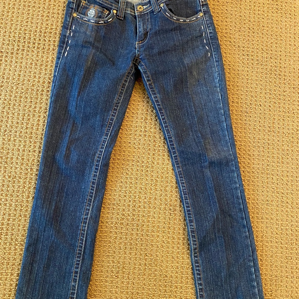 BB BRAND JEANS WITH EMBROIDERED DETAILS